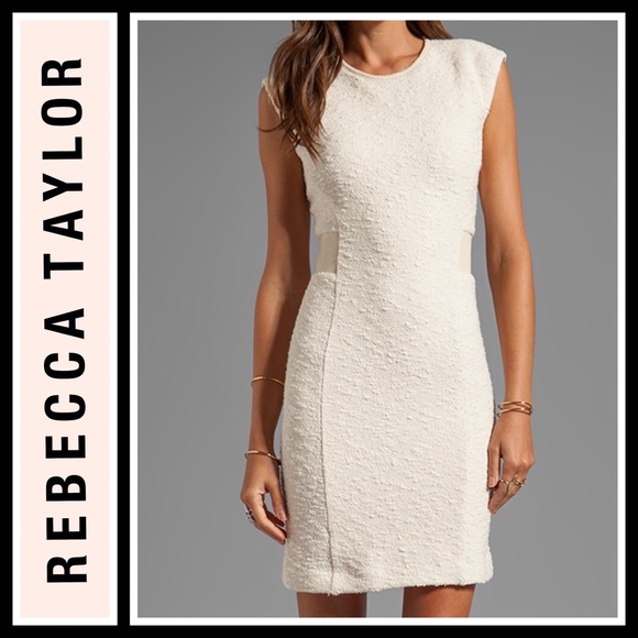 Rebecca Taylor Dresses & Skirts - Rebecca Taylor Boucle Detailed Sheath Dress